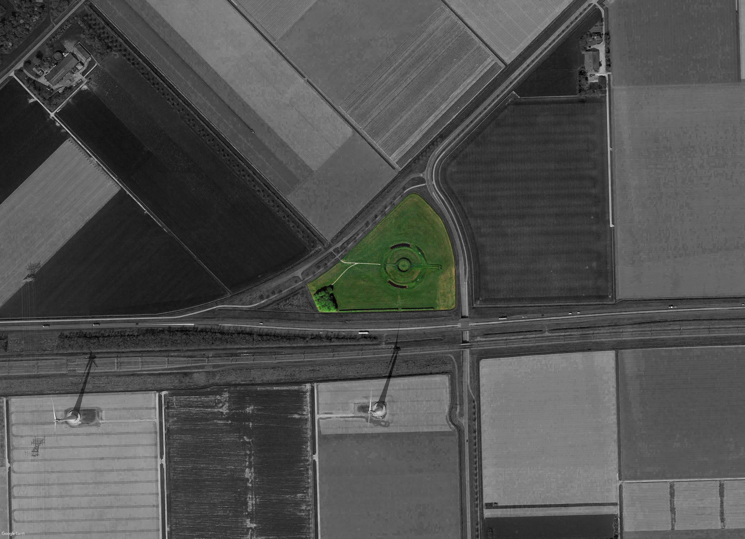 flevoland observatorium aerial view