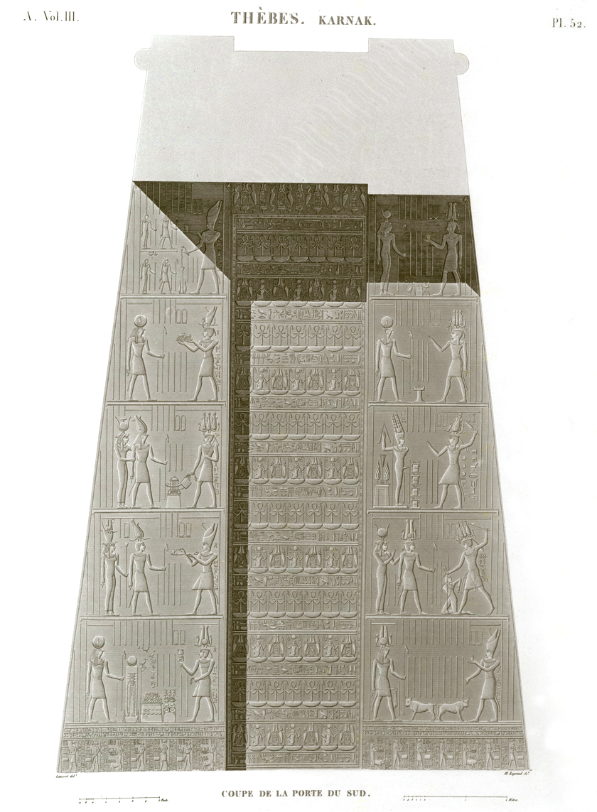 Pl.52 - Section of the southern gate