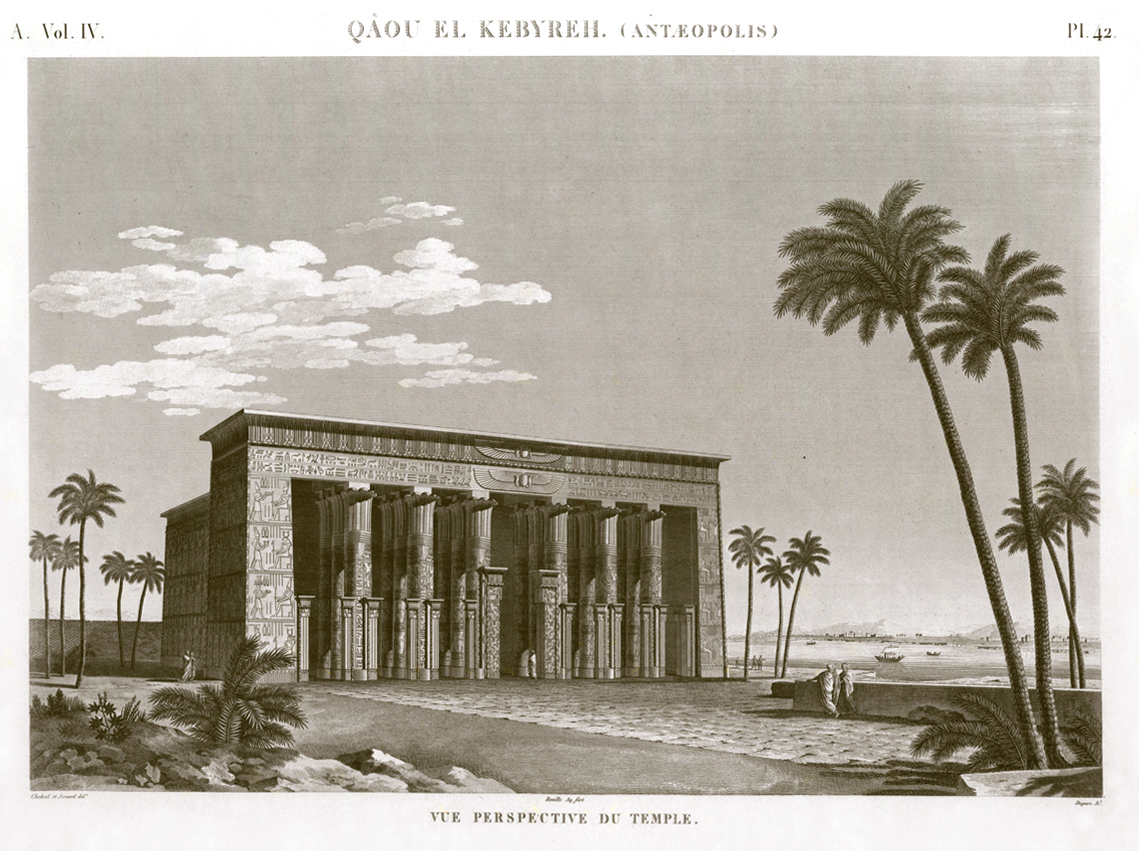 Pl. 42 - Perspective view of the temple