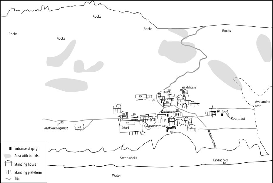 Map Plan Ukivok Stilt Village