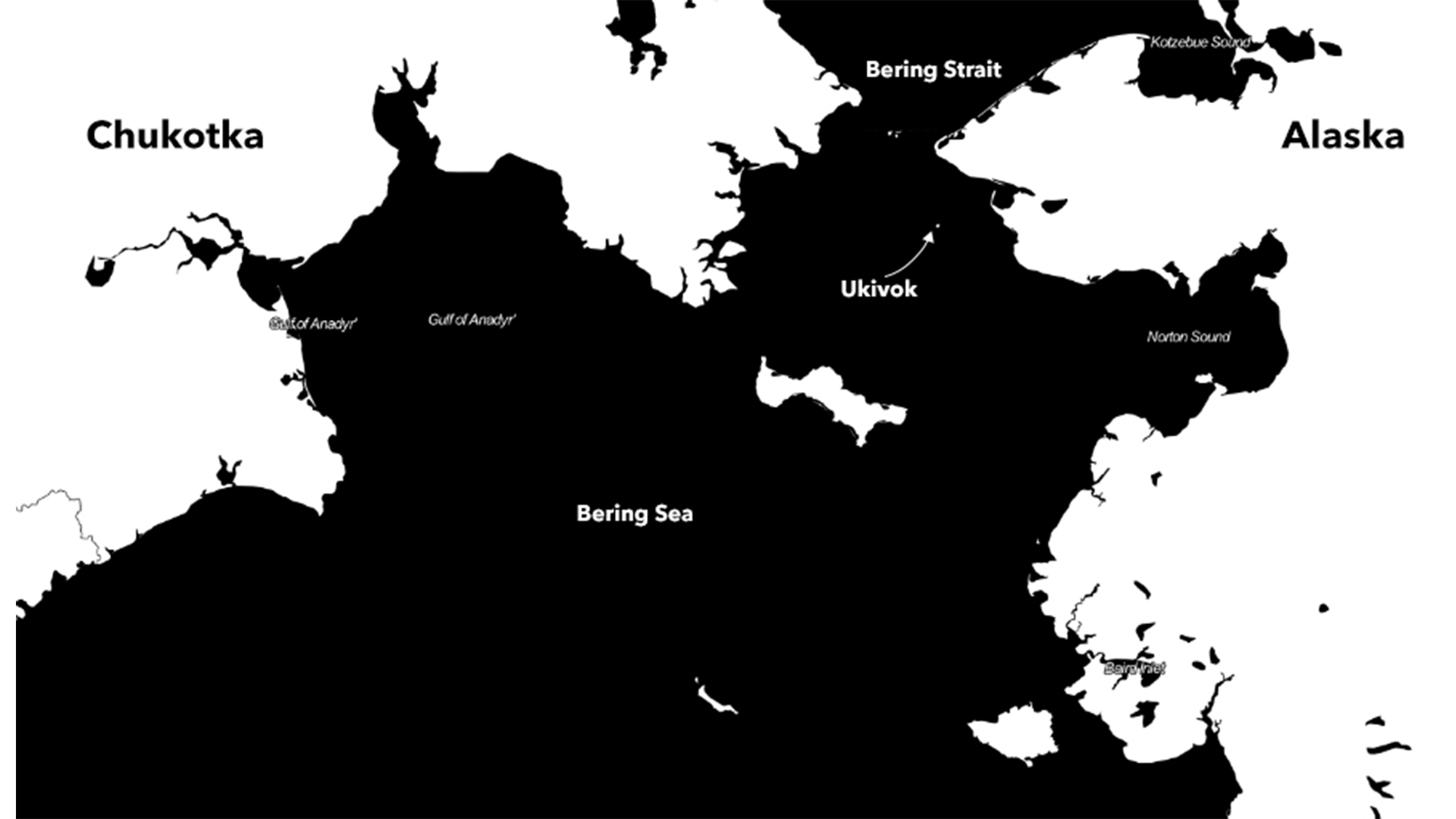 Ukivok King Island Map