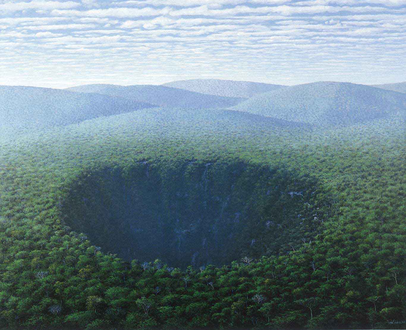 Crater, 1993 Tomás Sánchez