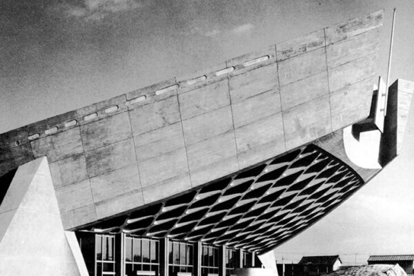 Kagawa Prefectural Gymnasium by Kenzō Tange, Takamatsu, 1964