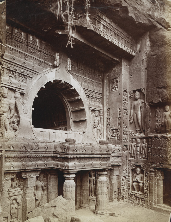 Facade of Ajanta Cave 19