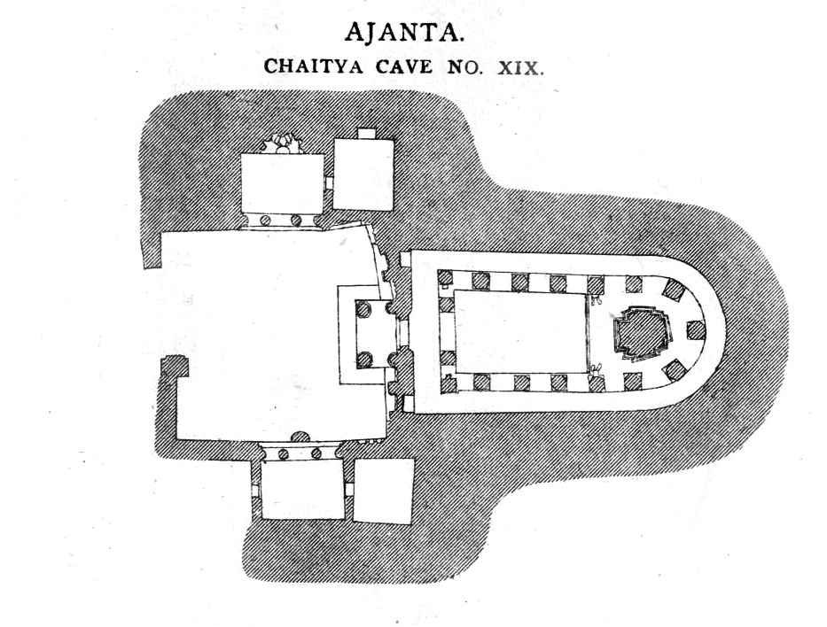 Ajanta Caves Plan