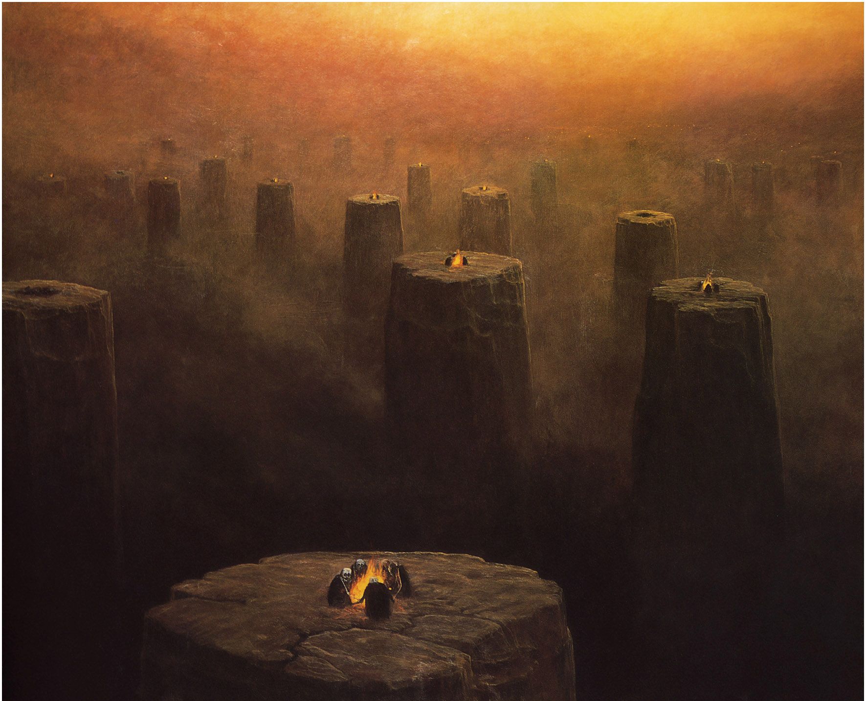 Zdzisław Beksiński's Dystopian Surrealist Landscapes Senses Atlas