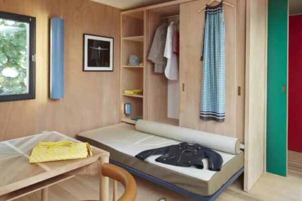 Interior of La Maison au Bord de l'Eau by Charlotte Perriand, 1934