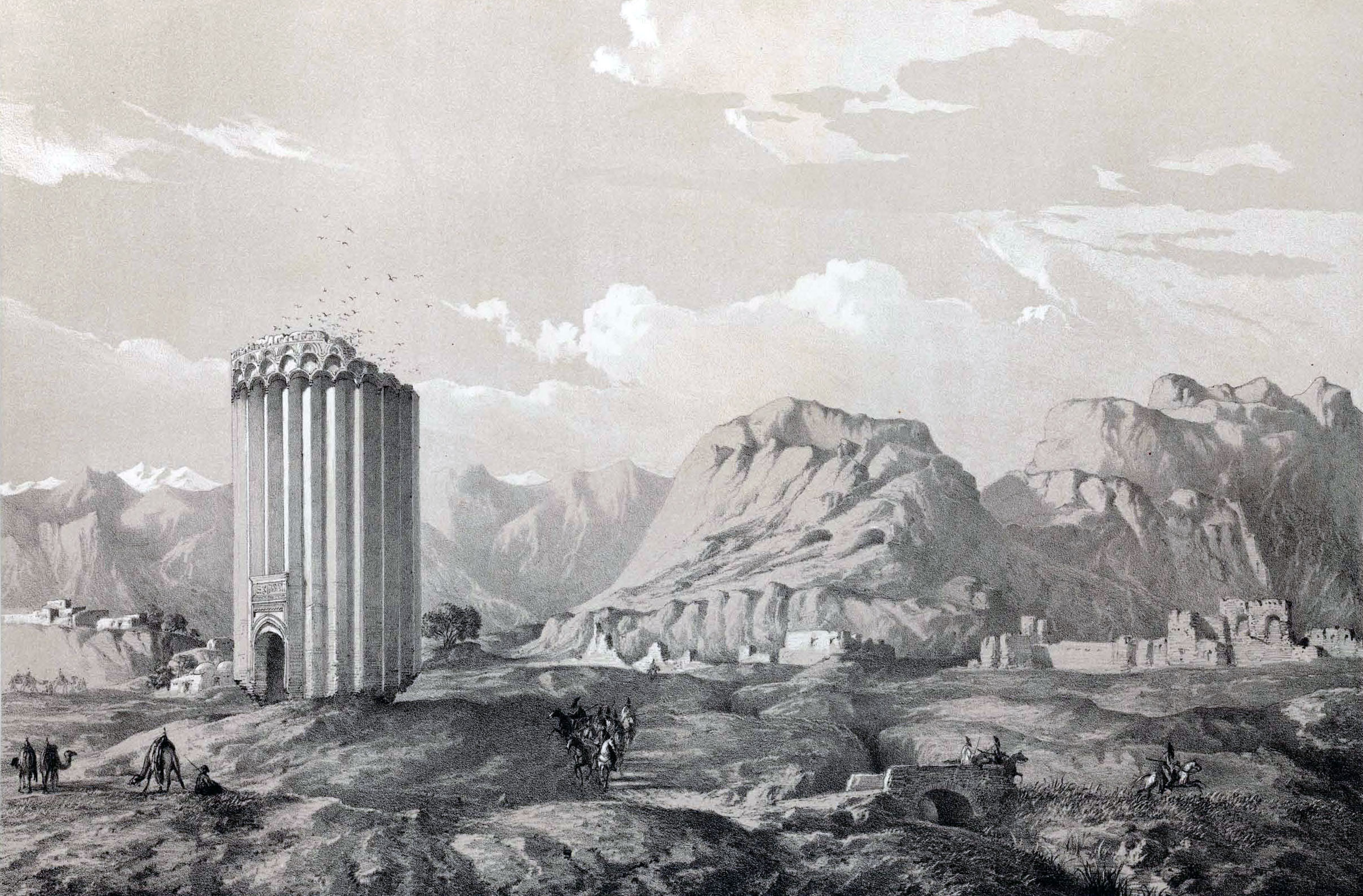 The 12th Century Tower of Tughrul, Rey, northern Iran