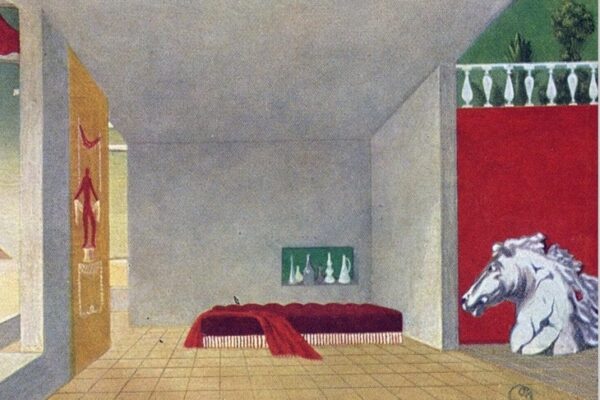 Interior perspective of the Casa sul Mare di Sicilia by Lina Bo Bardi and Carlo Pagani, 1940