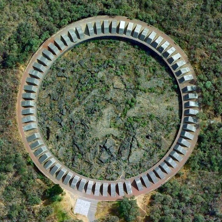 Espacio Escultórico, a Sculpture on Lava