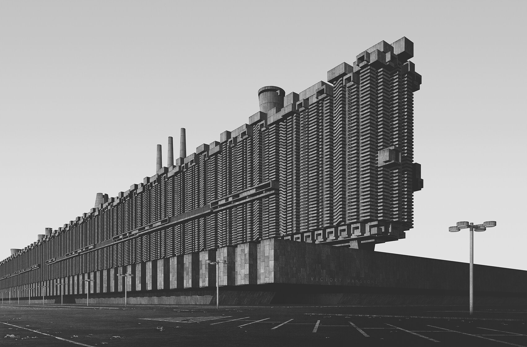 Clemens Gritl A Future City From The Past High Rise Brutalist Building