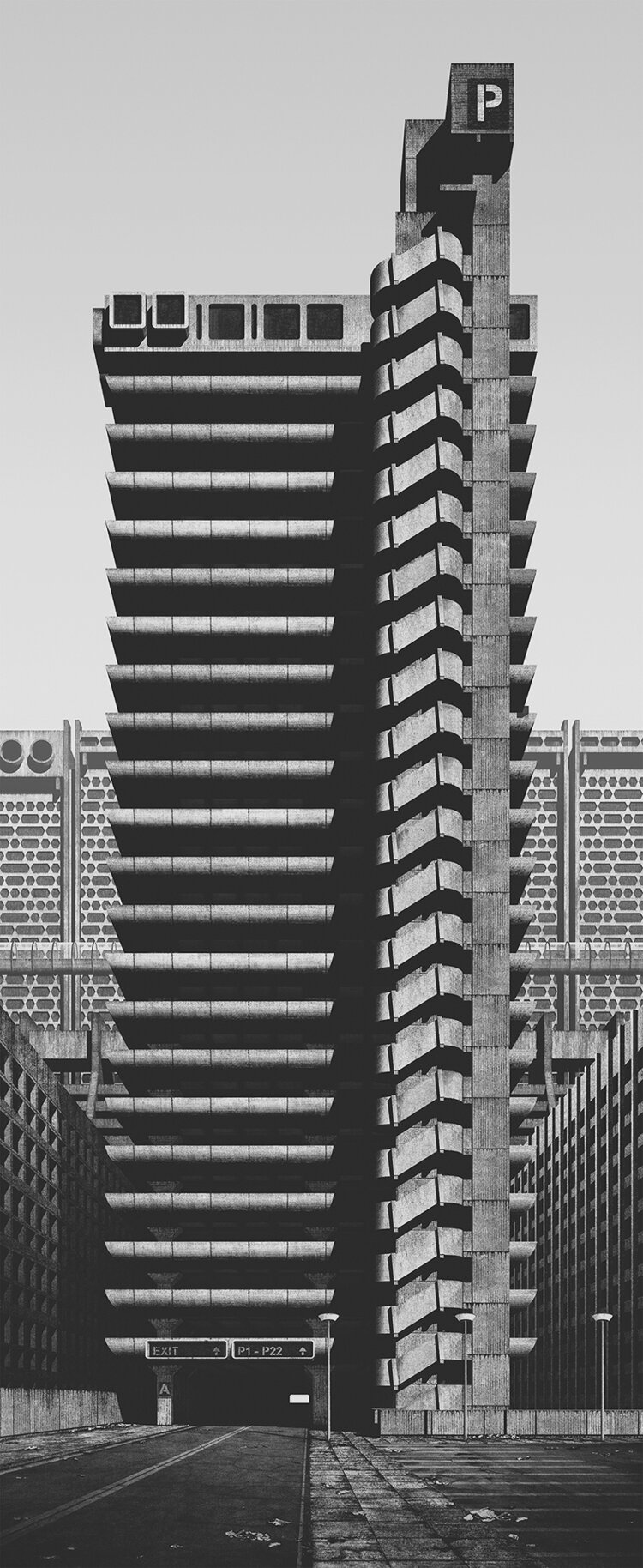Clemens Gritl A Future City From The Past High Rise Brutalist Building Owen Luder Rodney Gordon