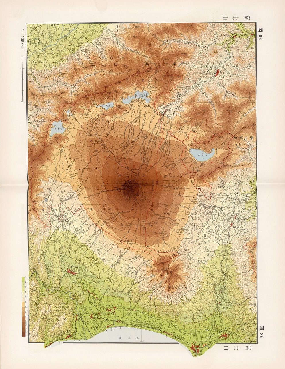 86. Mount Fuji, Tha Atlas of Japan Map