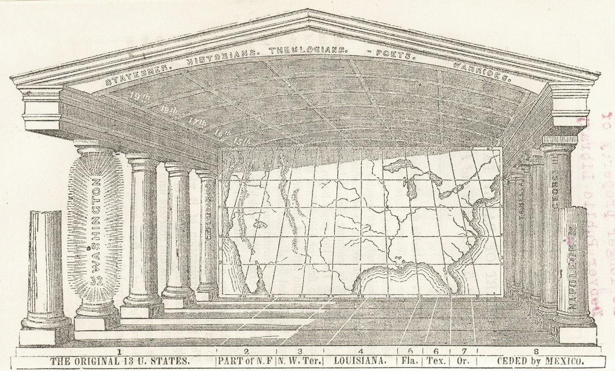 Emma Willard's American Temple of Time, 1860