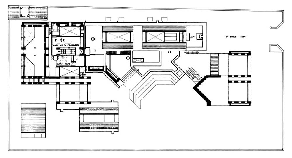 First Floor Plan Sangath
