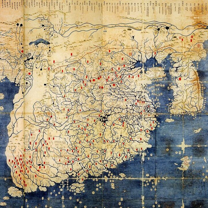 Kangnido, the oldest Korean World Map