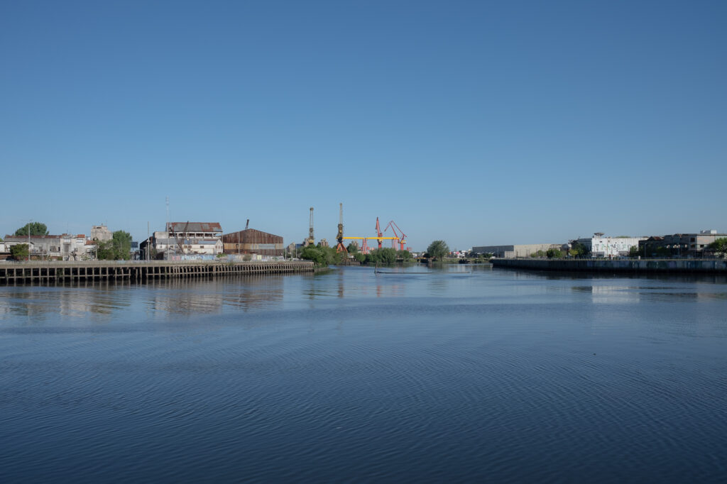 View on the Riachuelo, Buenos Aires
