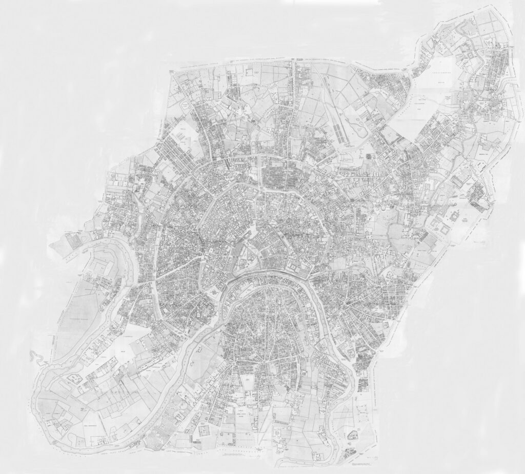 Atlas of Moscow 1853 Garden Ring